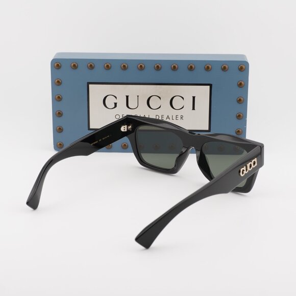 Gucci GG1835SA 001 Square Sunglasses - Black/Grey
